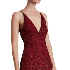 NWT Dress the Population Ava Lace Dress in Berry